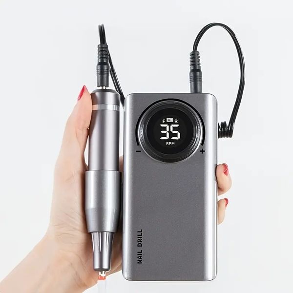 rechargeable 35000rpm high speed electric nail drill kit - professional tool for acrylic nails, manicure & pedicure
rechargeable 35000rpm high speed electric nail drill kit - professional tool for acrylic nails, manicure & pedicure