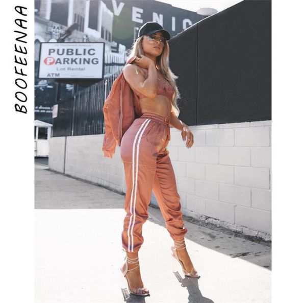 boofeenaa spring 2020 casaul tracksuit women 2 piece set and pants satin striped patchwork zipper sweatshirt sweat suit c5460324, White
boofeenaa spring 2020 casaul tracksuit women 2 piece set and pants satin striped patchwork zipper sweatshirt sweat suit c5460324, White