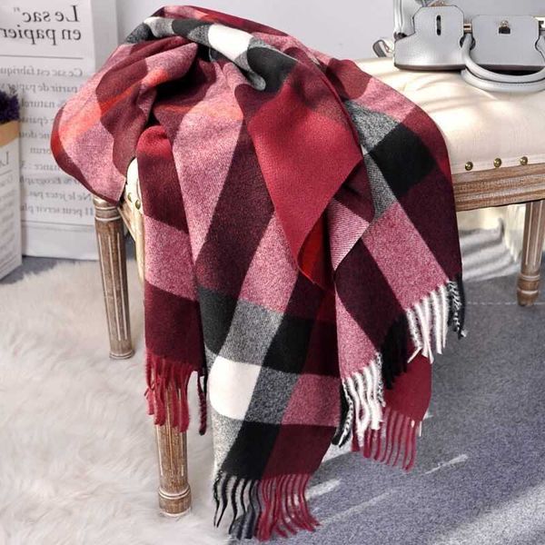 100% cashmere scarf fashion classic plaid printed ultra soft thermal 190 70cmtwev f89m vuu0, Blue;gray
100% cashmere scarf fashion classic plaid printed ultra soft thermal 190 70cmtwev f89m vuu0, Blue;gray