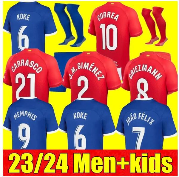 r. de paul morata soccer jerseys 23 24 atletico madrids memphis 2023 2024 saul llorente correa molina camiseta football shirts griezmann car, Black;yellow
r. de paul morata soccer jerseys 23 24 atletico madrids memphis 2023 2024 saul llorente correa molina camiseta football shirts griezmann car, Black;yellow