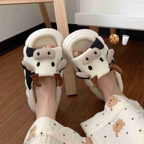 slippers 2022 cute animal slipper for women kawaii fluffy summer linen platform slippers woman cartoon milk cow house slippers funny shoe, Black
slippers 2022 cute animal slipper for women kawaii fluffy summer linen platform slippers woman cartoon milk cow house slippers funny shoe, Black