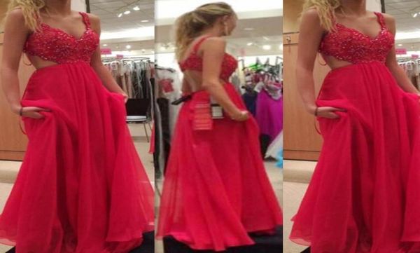 2019 red prom dresses spaghetti straps backless chiffon aline fashion long holiday guest evening dresses party gowns custom made4481383, Black
2019 red prom dresses spaghetti straps backless chiffon aline fashion long holiday guest evening dresses party gowns custom made4481383, Black