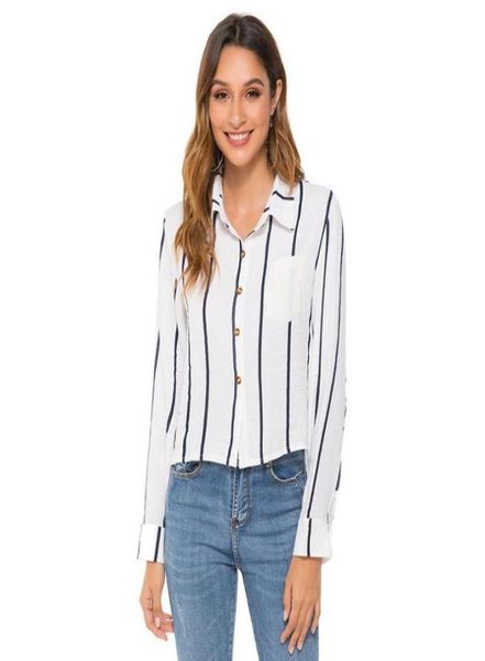 autumn women blouse striped long sleeves office lady clothes pocket turndown collar ing s women039s blouses shirts9772889, White
autumn women blouse striped long sleeves office lady clothes pocket turndown collar ing s women039s blouses shirts9772889, White