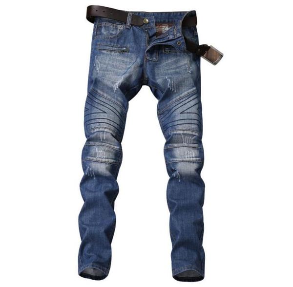 classic blue jeans pants men fashion leisure distrressed stretch locomotive pants straight skinny for all season1895708
classic blue jeans pants men fashion leisure distrressed stretch locomotive pants straight skinny for all season1895708