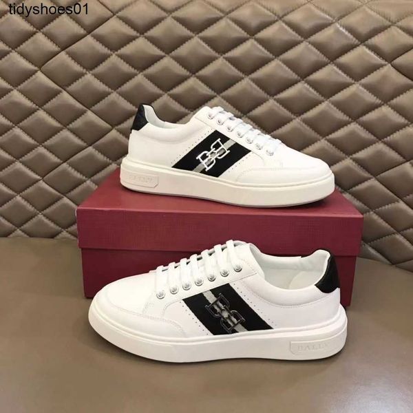ballys genuine leather fashion men's little white shoes versatile fashion casual sports board shoes light luxury metal configuration, Black
ballys genuine leather fashion men's little white shoes versatile fashion casual sports board shoes light luxury metal configuration, Black