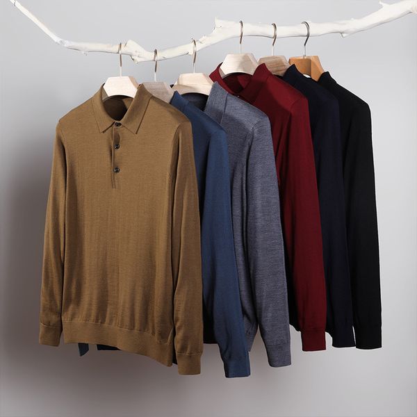 men's sweaters naizaiga 100 superfine merino worsted wool polocollar spring autumn men pullovers father boy bussiness tshirt sdf3 23080, White;black
men's sweaters naizaiga 100 superfine merino worsted wool polocollar spring autumn men pullovers father boy bussiness tshirt sdf3 23080, White;black