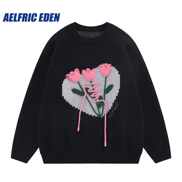 men's sweaters 2023 women love rose embroidery sweater y2k harajuku retro hip hop knitted vintage pullover casual wool fashion 230808, White;black
men's sweaters 2023 women love rose embroidery sweater y2k harajuku retro hip hop knitted vintage pullover casual wool fashion 230808, White;black