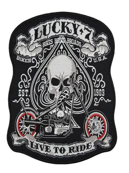 whole custom 105 inches huge embroidery biker patches for jacket back mc surport punk lucky 73429108, Black
whole custom 105 inches huge embroidery biker patches for jacket back mc surport punk lucky 73429108, Black