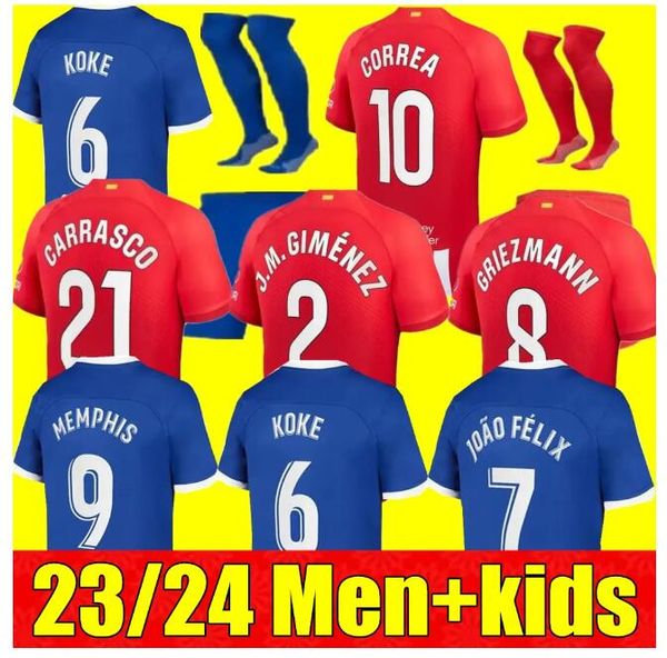 atletico madrids soccer jerseys 23/24 joao felix 2023 2024 morata m. llorente correa camiseta football shirt uniforms away men kids kit grie, Black;yellow
atletico madrids soccer jerseys 23/24 joao felix 2023 2024 morata m. llorente correa camiseta football shirt uniforms away men kids kit grie, Black;yellow