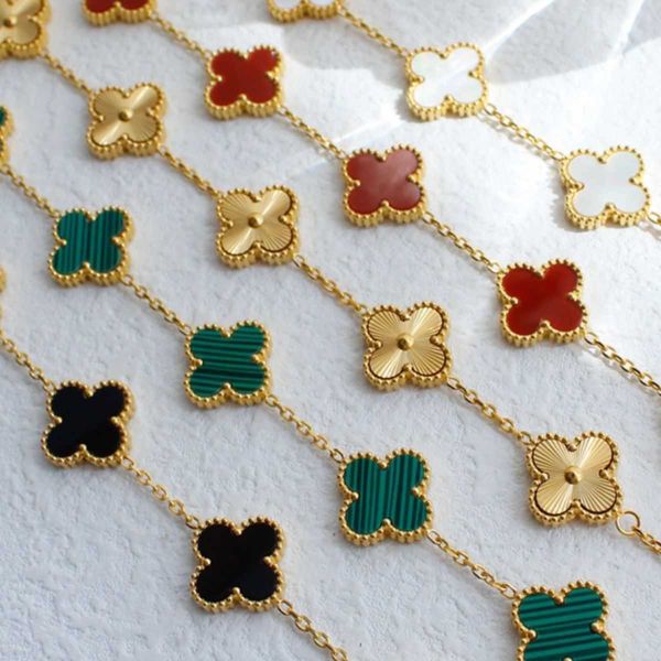 clover bracelet bangle jewelry 2023 new four leaf flower shell titanium steel colorless bracelet with advanced sense personalized fashion re, Black
clover bracelet bangle jewelry 2023 new four leaf flower shell titanium steel colorless bracelet with advanced sense personalized fashion re, Black