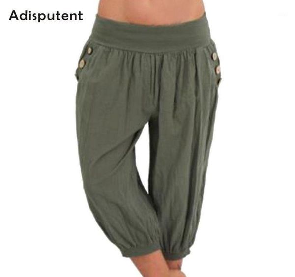 adisputent women summer solid harem pants loose knee length linen trousers female elastic waist capris pants plus size 5xl14392485, Black;white
adisputent women summer solid harem pants loose knee length linen trousers female elastic waist capris pants plus size 5xl14392485, Black;white