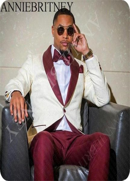 men039s suits blazers white jacquard mens suit burgundy shawl collar for wedding 2021 man groom tuxedo custom made prom male 7929578, White;black
men039s suits blazers white jacquard mens suit burgundy shawl collar for wedding 2021 man groom tuxedo custom made prom male 7929578, White;black