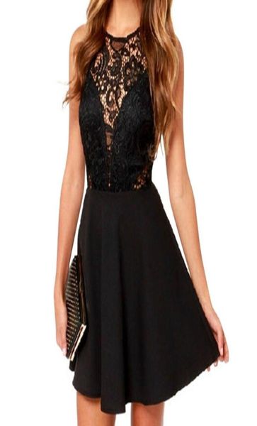 fashion women sleeveless lace dress v black party dresses hollow out black mini dress girl dresses8743804, White;black
fashion women sleeveless lace dress v black party dresses hollow out black mini dress girl dresses8743804, White;black