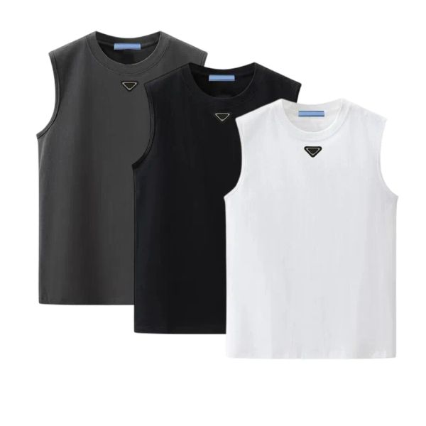 pra t shirt for men fashion designer mens polos tees tshirts tank summer cotton round neck sleeveless vest brands womens mans solid loose fi, White;black
pra t shirt for men fashion designer mens polos tees tshirts tank summer cotton round neck sleeveless vest brands womens mans solid loose fi, White;black