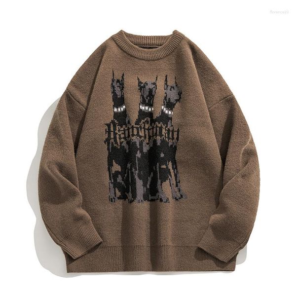 men's vests brands england style men's clothing doberman jacquard sweater thick autumn /winter american retro fashion knitwear, Black;white
men's vests brands england style men's clothing doberman jacquard sweater thick autumn /winter american retro fashion knitwear, Black;white