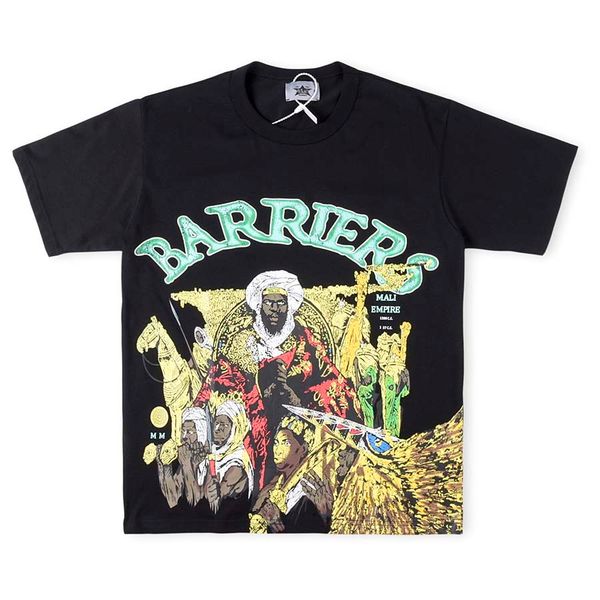 tees t shirts barriers short sleeve tee print suprior t-shirts cotton hip hop casual black tee, Black;brown
tees t shirts barriers short sleeve tee print suprior t-shirts cotton hip hop casual black tee, Black;brown