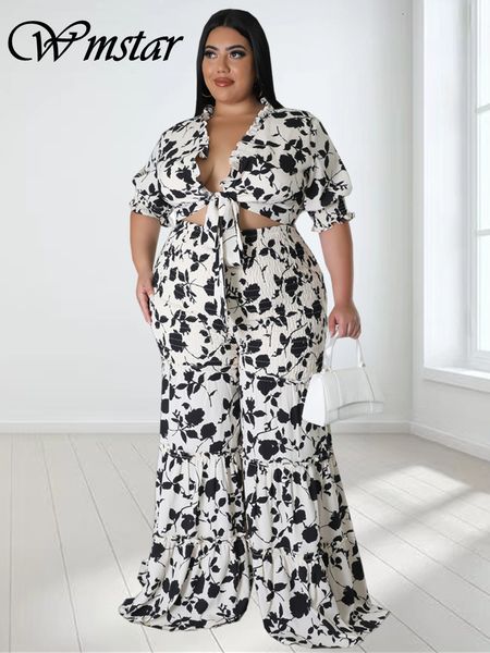 women's plus size pants wmstar two piece set clothing shirts and wide leg in matching set wholesale dropshopping 2023 230809, Black
women's plus size pants wmstar two piece set clothing shirts and wide leg in matching set wholesale dropshopping 2023 230809, Black