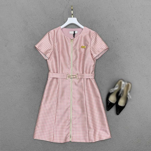 metal badge decoration dress women designer clothing waist strap design dresses size s-l short sleeves girl skirt aug04, Black;gray
metal badge decoration dress women designer clothing waist strap design dresses size s-l short sleeves girl skirt aug04, Black;gray