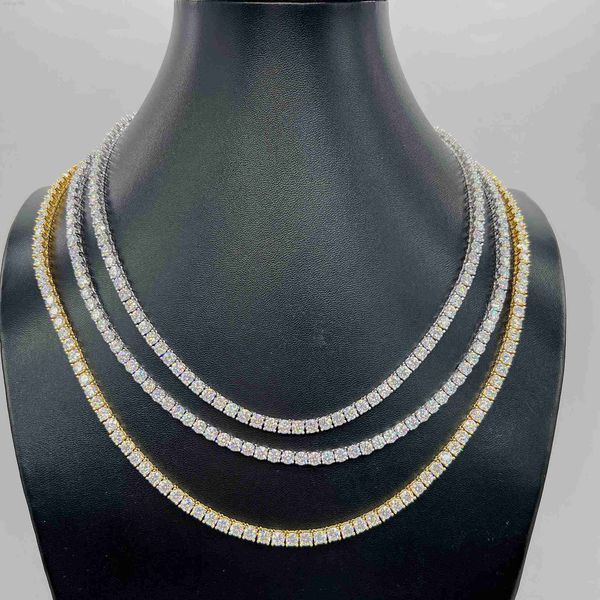 ready to ship 2023 hip hop jewelry tennis necklace 4mm width chain iced out moissanite diamond tennis chain, Silver
ready to ship 2023 hip hop jewelry tennis necklace 4mm width chain iced out moissanite diamond tennis chain, Silver
