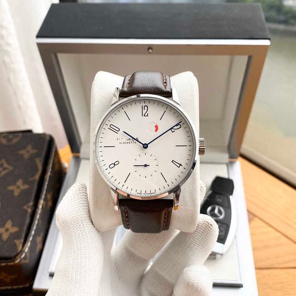 designer men nomos watch nomos auto mechanical watches 7aqy automatic movement uhr white dial back transparency with box, Slivery;brown
designer men nomos watch nomos auto mechanical watches 7aqy automatic movement uhr white dial back transparency with box, Slivery;brown
