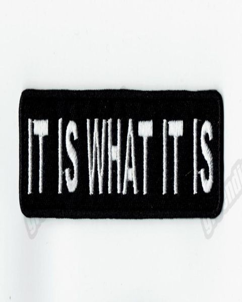 10pcslot it is what it is funny embroidered patch motorcycle club biker vest patch iron on backing applique patch diy accessory7494355, Black
10pcslot it is what it is funny embroidered patch motorcycle club biker vest patch iron on backing applique patch diy accessory7494355, Black