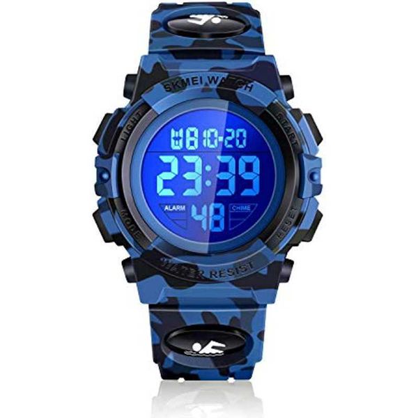 kids digital watch for girls boys 5atm waterproof children sports watches learning time easy to read wrist watch 5-18 years old, Blue
kids digital watch for girls boys 5atm waterproof children sports watches learning time easy to read wrist watch 5-18 years old, Blue