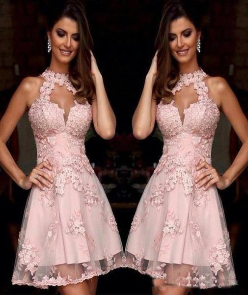 elegant pink short cocktail dresses 2019 high neck applique lace homecoming dresses sheer a line prom party gowns50558174541597, Black
elegant pink short cocktail dresses 2019 high neck applique lace homecoming dresses sheer a line prom party gowns50558174541597, Black