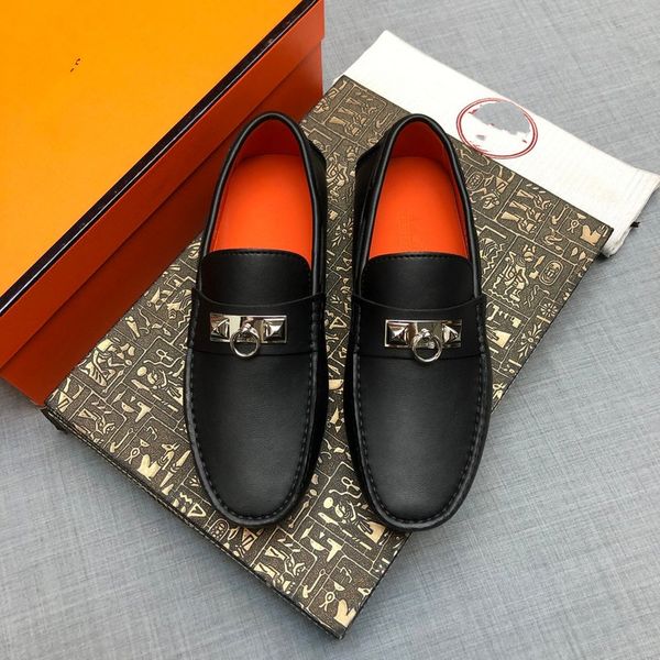 luxury men's shoe casual genuine leather loafers mens spring designer classics fashionable lightweigh slip on flat driving shoes size 3, Black
luxury men's shoe casual genuine leather loafers mens spring designer classics fashionable lightweigh slip on flat driving shoes size 3, Black