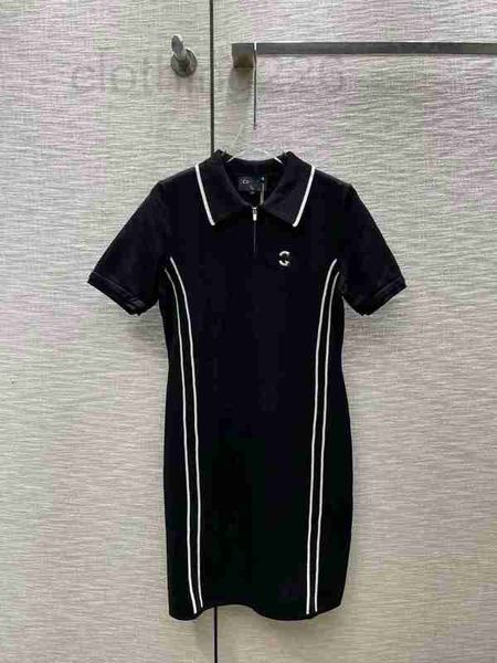 basic & casual dresses designer summer new small fragrance style simple and stylish, slim age reducing half zip contrast polo knitted dress, Black;gray
basic & casual dresses designer summer new small fragrance style simple and stylish, slim age reducing half zip contrast polo knitted dress, Black;gray