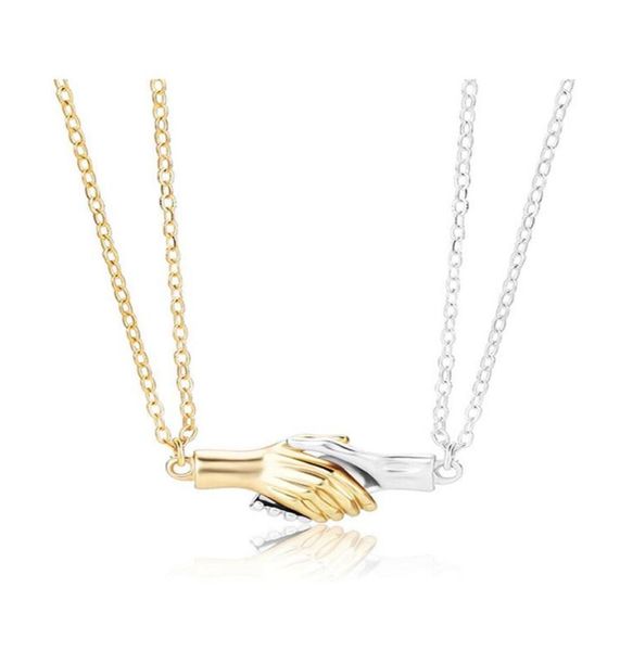 pendant necklaces 2pcs simplicity neclace hand necklace gold lover couple lady girl party gift2588272, Silver
pendant necklaces 2pcs simplicity neclace hand necklace gold lover couple lady girl party gift2588272, Silver