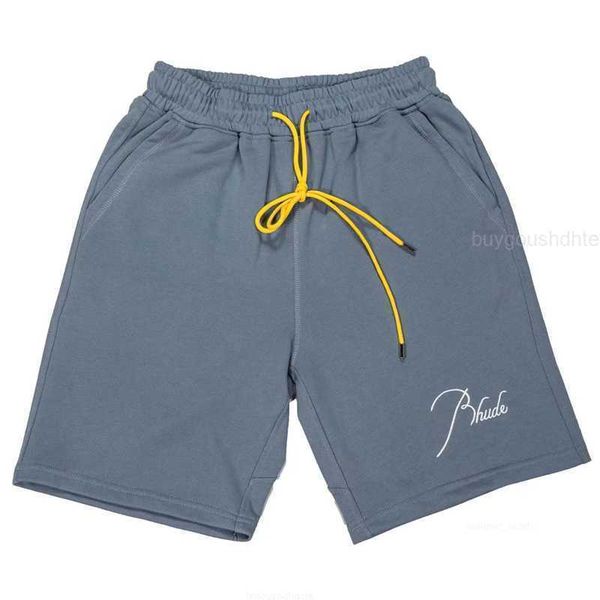 rhude cotton shorts high street terry embroidery casual sports shorts men's and women's capris, White;black
rhude cotton shorts high street terry embroidery casual sports shorts men's and women's capris, White;black