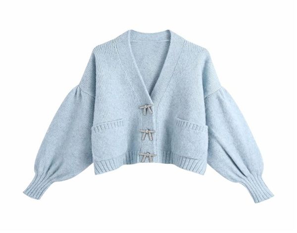 sweet women sky blue sweater fashion ladies diamonds button coats elegant female chic knitted puff sleeve cardigan 2105274825881, White
sweet women sky blue sweater fashion ladies diamonds button coats elegant female chic knitted puff sleeve cardigan 2105274825881, White