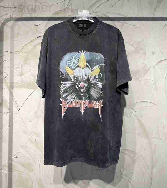 women's t-shirt designer new paris b family exclusive metal rock joker kangli printed loose men's and t-shirt short sleeve lcl9, White
women's t-shirt designer new paris b family exclusive metal rock joker kangli printed loose men's and t-shirt short sleeve lcl9, White