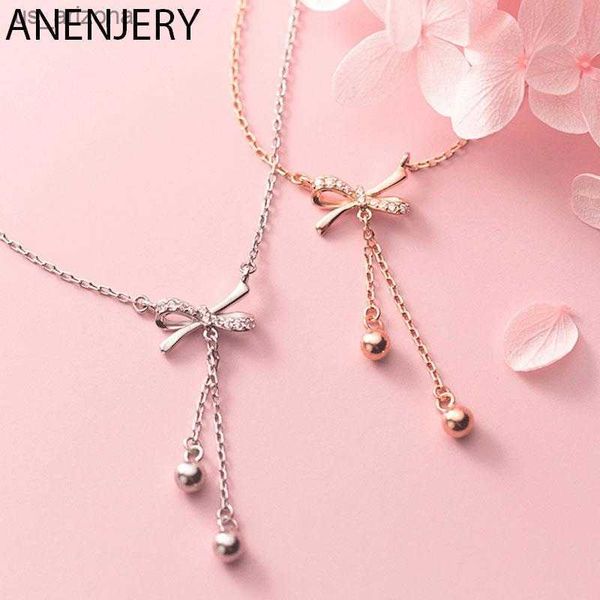 anenjery silver color micro cubic zircon bowknot tassel necklace for women bead clavicle chain necklace jewelry gifts s-n689 l230620
anenjery silver color micro cubic zircon bowknot tassel necklace for women bead clavicle chain necklace jewelry gifts s-n689 l230620