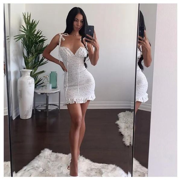 newasia white floral shirred mini dress summer women ruffles dress spaghetti straps pleated ruched bodycon dresses 210304, White;red
newasia white floral shirred mini dress summer women ruffles dress spaghetti straps pleated ruched bodycon dresses 210304, White;red