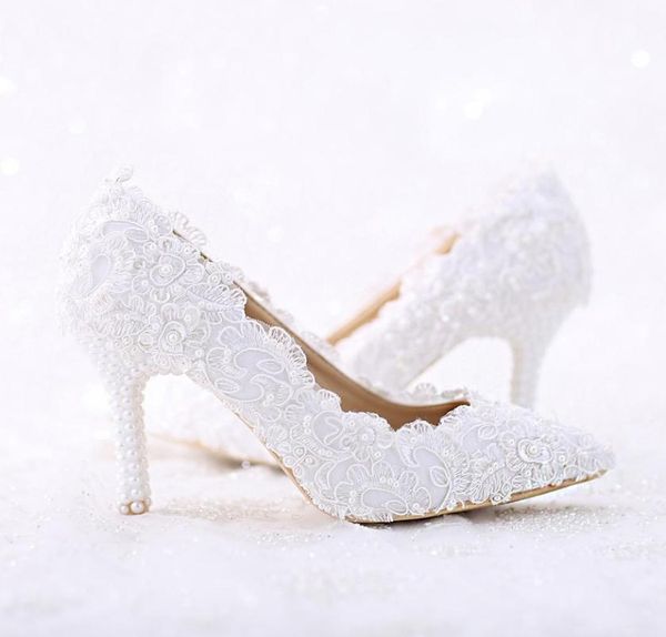 pointed toe white lace and pearl bridal wedding shoes women thin heel comfortable dancing shoes handmade birthday party pumps5746366, Black
pointed toe white lace and pearl bridal wedding shoes women thin heel comfortable dancing shoes handmade birthday party pumps5746366, Black