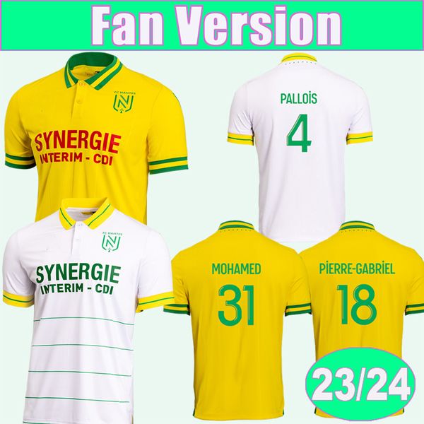 2023 24 nantes simon chirivella mens soccer jerseys mohamed bamba moutoussamy pallois merlin home away football shirts short sleeve uniforms, Black;yellow
2023 24 nantes simon chirivella mens soccer jerseys mohamed bamba moutoussamy pallois merlin home away football shirts short sleeve uniforms, Black;yellow