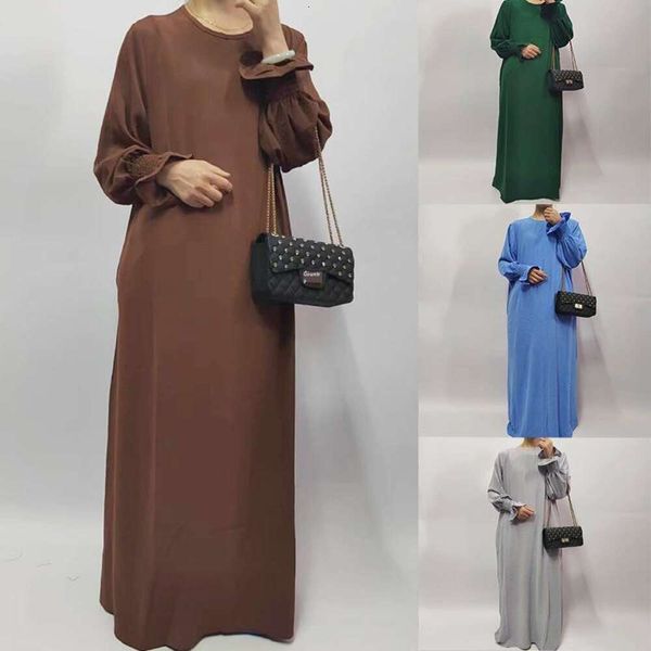 lanfang clothing womens middle east turkey arabian pure color long dress, Black;gray
lanfang clothing womens middle east turkey arabian pure color long dress, Black;gray