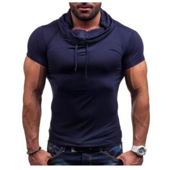 spring summer muscle mens wear solid color heap collar with button pullover short sleeve slim fit cotton shirt6652393, White;black
spring summer muscle mens wear solid color heap collar with button pullover short sleeve slim fit cotton shirt6652393, White;black
