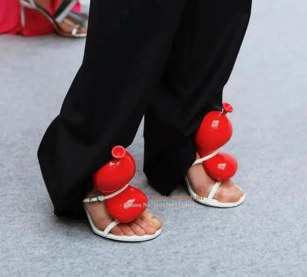 slippers women's balloon 100cm heeled leather sandals white red stiletto thin high heel summer party dress shoes 230809, Black
slippers women's balloon 100cm heeled leather sandals white red stiletto thin high heel summer party dress shoes 230809, Black