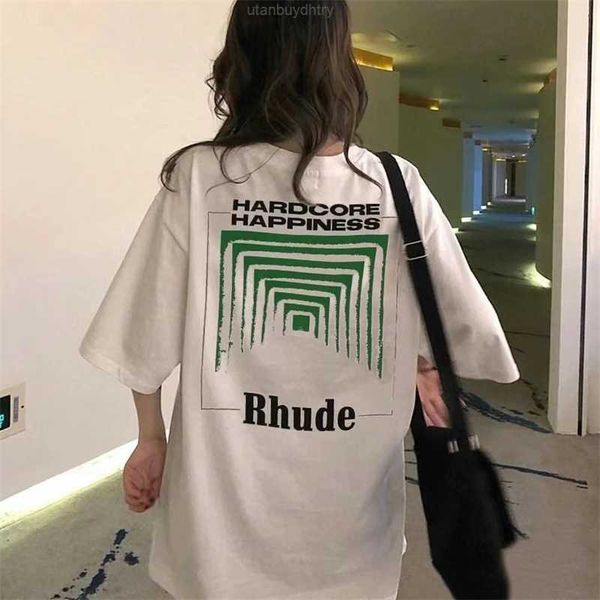 oversized rhude t-shirt retro loose tunnel abstract short sleeve crew neck men and women, White;black
oversized rhude t-shirt retro loose tunnel abstract short sleeve crew neck men and women, White;black