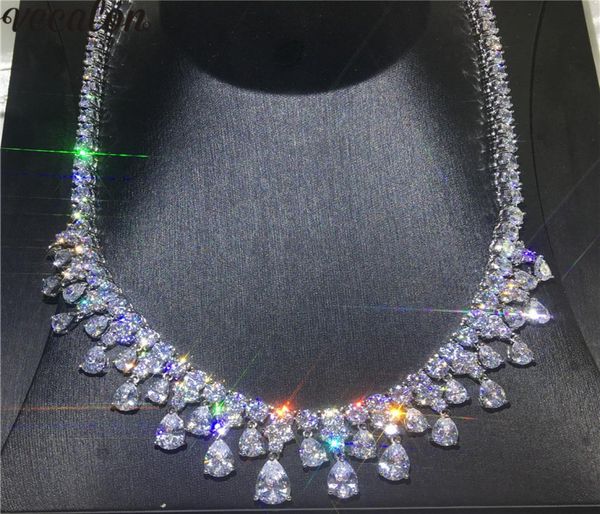 vecalon luxury water drop necklace white gold filled pear cut diamond party wedding necklaces for women accessories jewelry8257237, Blue;red
vecalon luxury water drop necklace white gold filled pear cut diamond party wedding necklaces for women accessories jewelry8257237, Blue;red