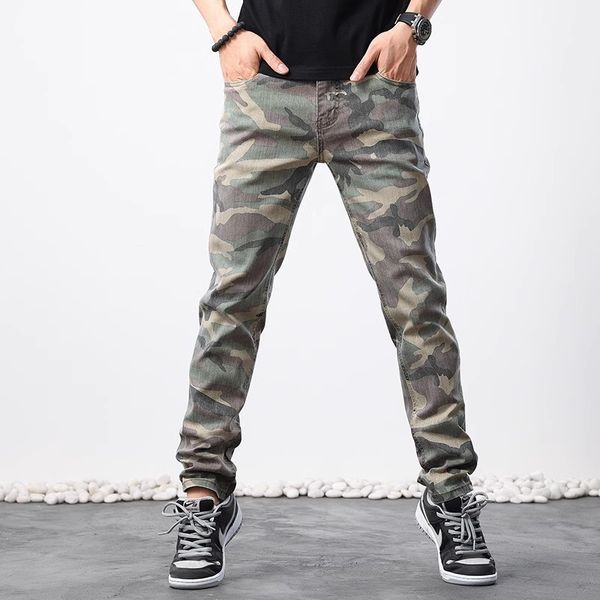 mens jeans street fashion men camouflage military trousers elastic slim fit vintage pocket designer hip hop pants hombre 230809, Blue
mens jeans street fashion men camouflage military trousers elastic slim fit vintage pocket designer hip hop pants hombre 230809, Blue