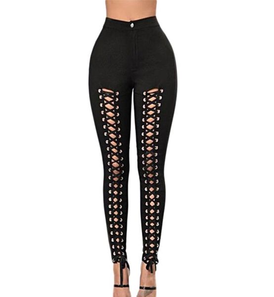 whole party bandage high waist pants fashion button women leggings lace up hollow out trousers8224340, Black
whole party bandage high waist pants fashion button women leggings lace up hollow out trousers8224340, Black