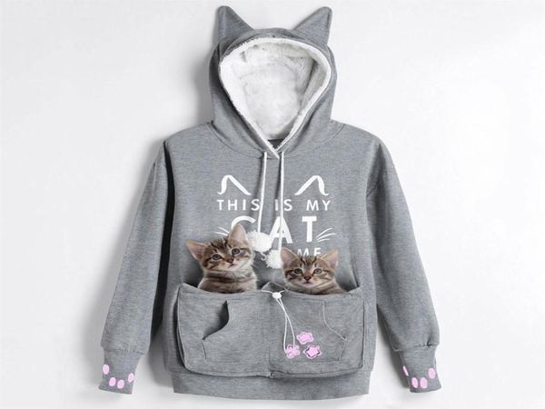 kenancy cat lovers hoodies kangaroo dog pet paw emboridery pullovers cuddle pouch sweatshirt pocket animal ear hooded outwear cj198899755, Black
kenancy cat lovers hoodies kangaroo dog pet paw emboridery pullovers cuddle pouch sweatshirt pocket animal ear hooded outwear cj198899755, Black