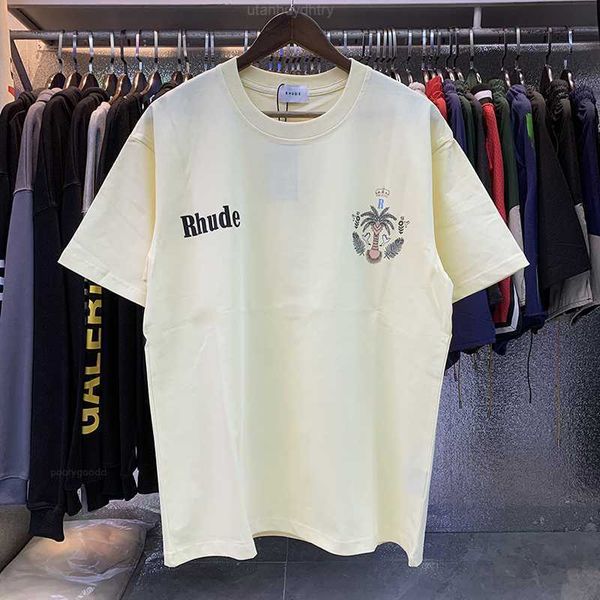 black white apricot rhude t-shirts men women coconut printing casual loose tees summer rhude short sleeve, White;black
black white apricot rhude t-shirts men women coconut printing casual loose tees summer rhude short sleeve, White;black