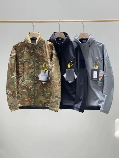 men's jackets fashion arc 1 1 three layer outdoor waterproof jacket beta sixth generation male casual lightweight hiking jackets 230808, Black;brown
men's jackets fashion arc 1 1 three layer outdoor waterproof jacket beta sixth generation male casual lightweight hiking jackets 230808, Black;brown