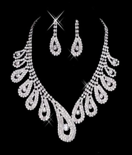 womens bridal wedding jewelry sets pageant rhinestone gorgeous sparkling silver necklace earrings for party bridal accessories6255983, White
womens bridal wedding jewelry sets pageant rhinestone gorgeous sparkling silver necklace earrings for party bridal accessories6255983, White