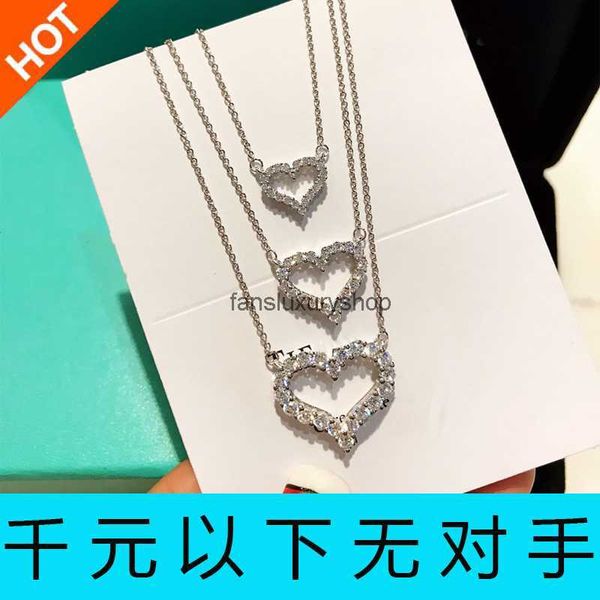tiffanyity love necklace women 2023 new heart shaped pendant colorless qixi valentine's day gift collar chain, Silver
tiffanyity love necklace women 2023 new heart shaped pendant colorless qixi valentine's day gift collar chain, Silver