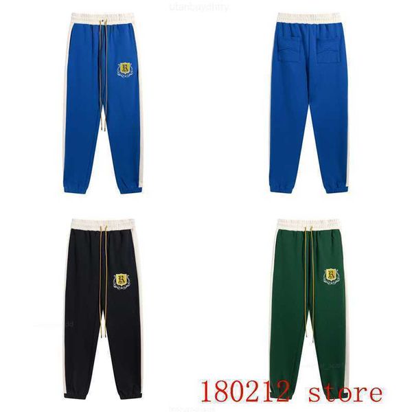 embroidered yellow r patch rhude sweatpants long drawstring men women rhude pocket jogger trousers, Black
embroidered yellow r patch rhude sweatpants long drawstring men women rhude pocket jogger trousers, Black